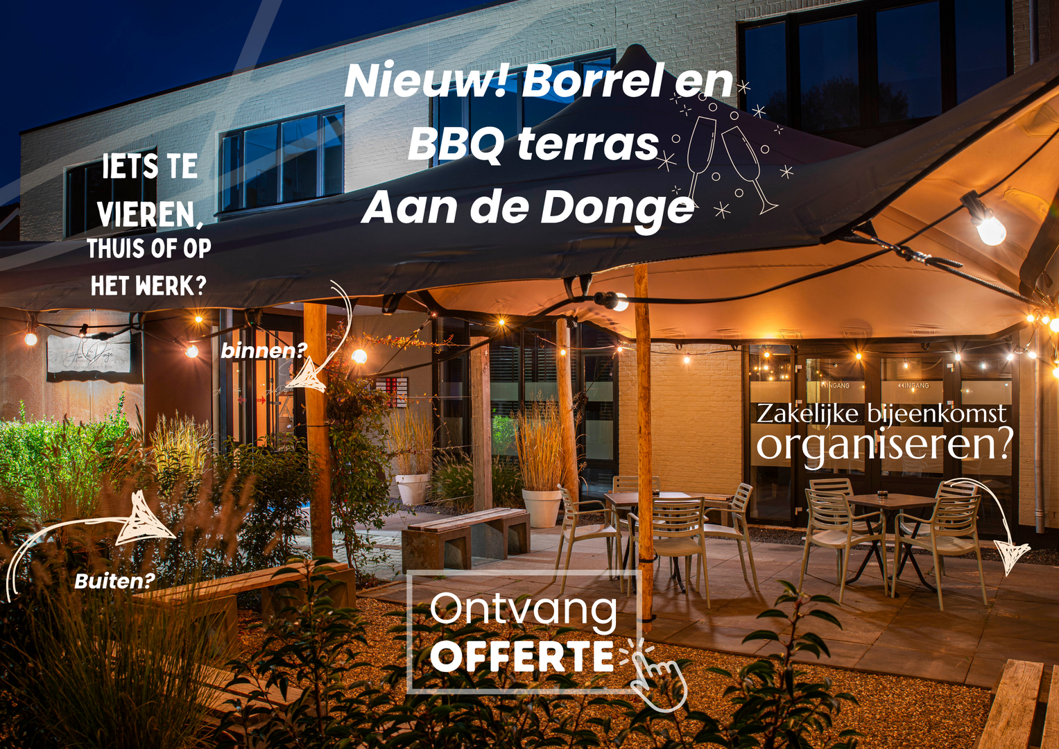 Winter-event of zomerborrel organiseren? 